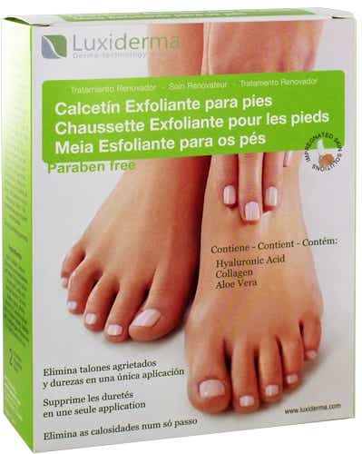 LUXIDERMA CHAUSSETTES EXFOLIANTES POUR LES PIEDS