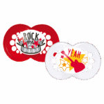 MAM SUCETTE DECOR TENDANCE 18 MOIS ET PLUS 2 UNITES