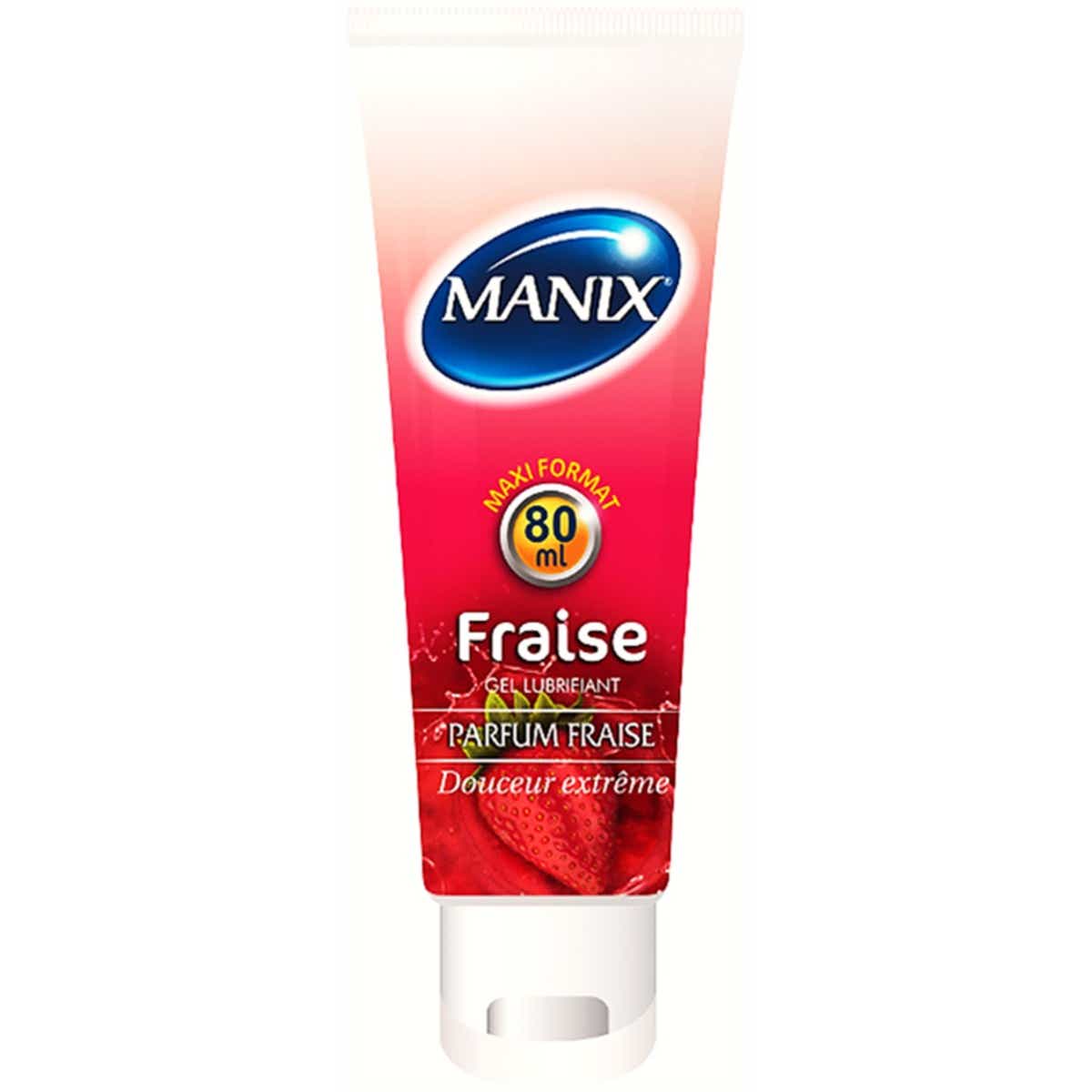 MANIX GEL LUBRIFIANT INTIME FRAISE 80ML