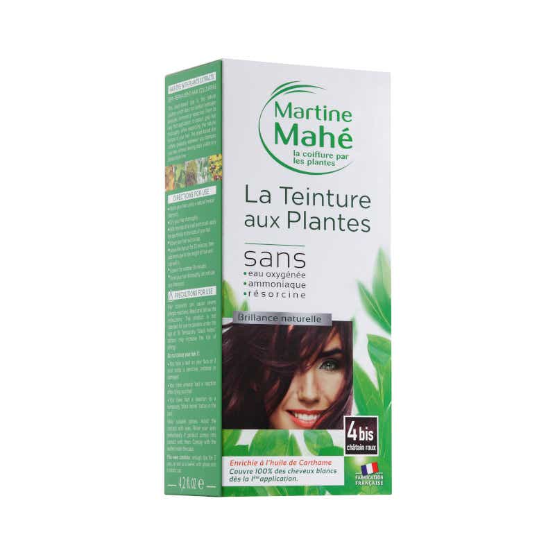 MARTINE MAHE TEINTURE AUX PLANTES N 4BIS CHATAIN ROUX 125ML