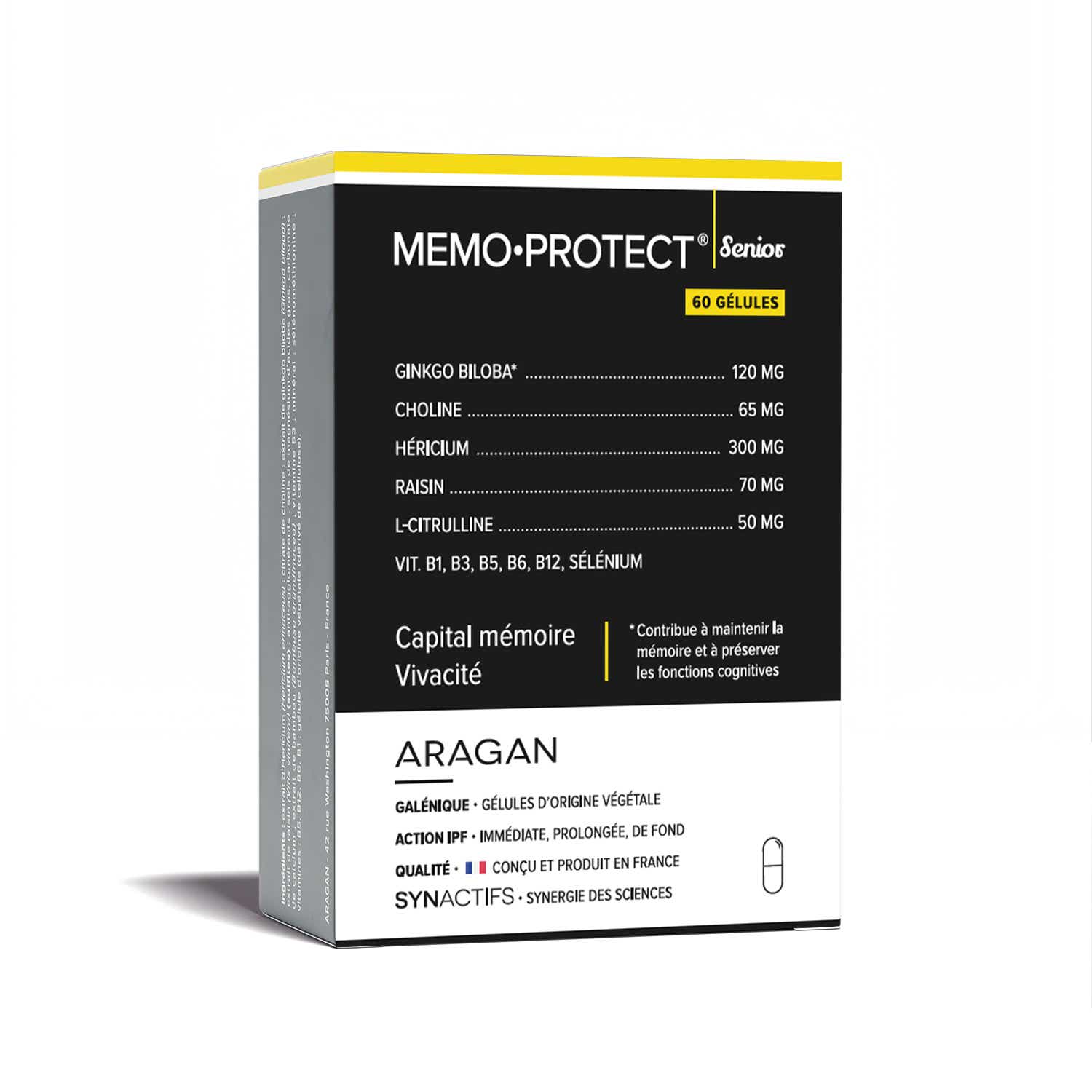 MEMOPROTECT MEMOIRE ET CONCENTRATION 60 GELULES