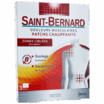 MERCK SAINT BERNARD PATCH CHAUFFANT ZONES CIBLEES 3 PATCHS