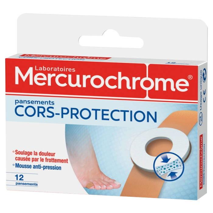 MERCUROCHROME PANSEMENTS PROTECTION CORS 12 PIECES