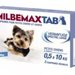 MILBEMAX VERMIFUGE SPECTRE LARGE PETIT CHIEN 5KG 2 COMPRIMES