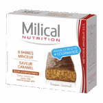 MILICAL BARRE MINCEUR CARAMEL 6 BARRES