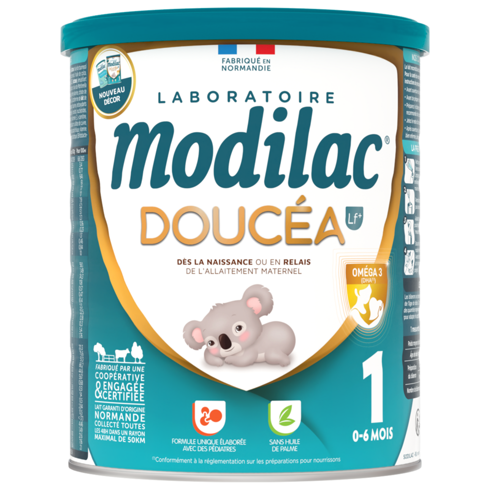 MODILAC DOUCEA LAIT EN POUDRE 1ER AGE DE 0 A 6 MOIS 820G