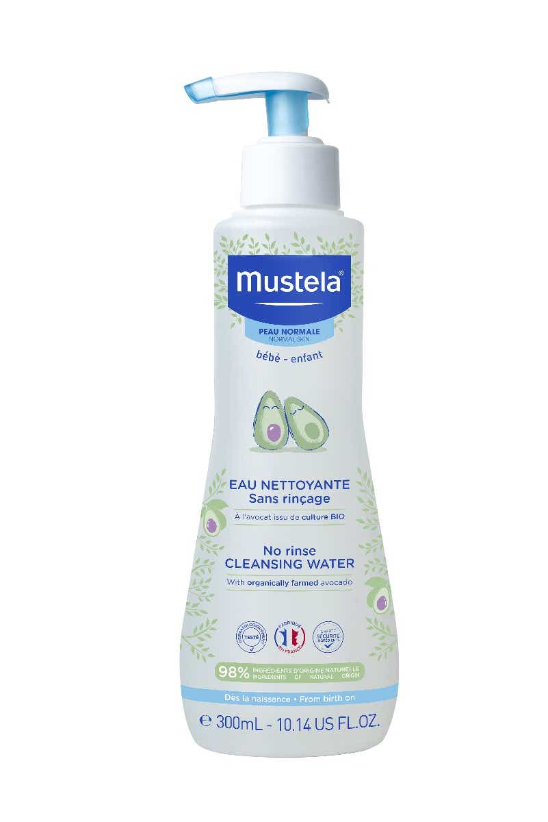 MUSTELA BEBE EAU NETTOYANTE A L AVOCAT SANS RINCAGE PEAU NORMALE 300ML