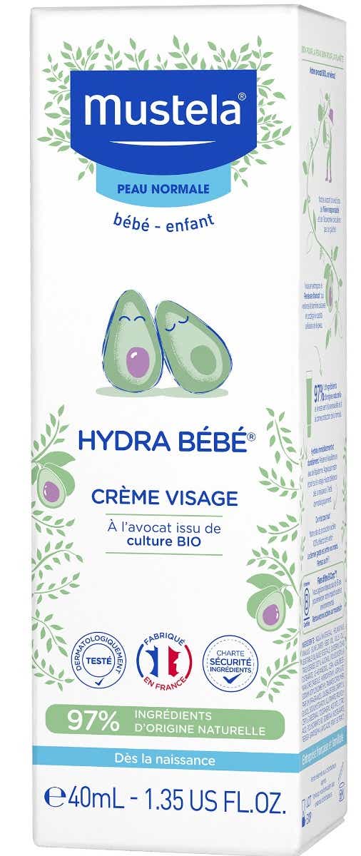 MUSTELA HYDRA BEBE CREME VISAGE 40ML 32818