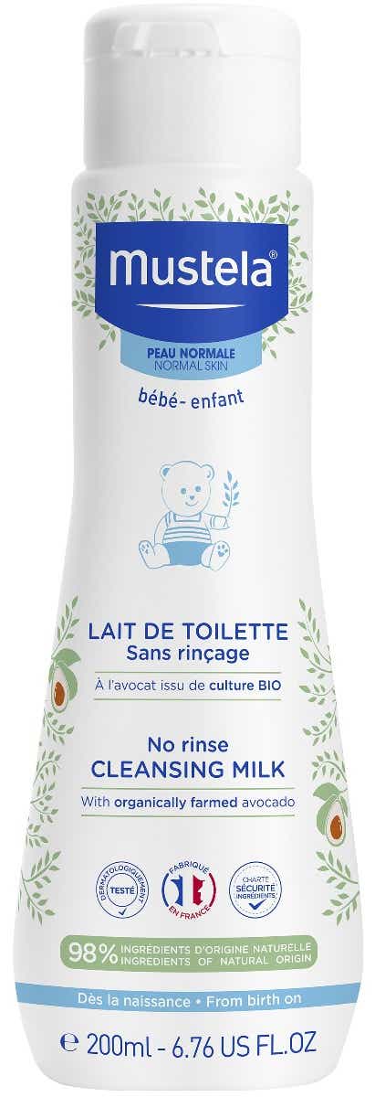 MUSTELA LAIT DE TOILETTE SANS RINCAGE 200 ML