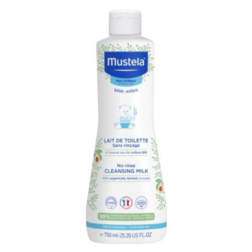 MUSTELA LAIT DE TOILETTE SANS RINCAGE 750 ML