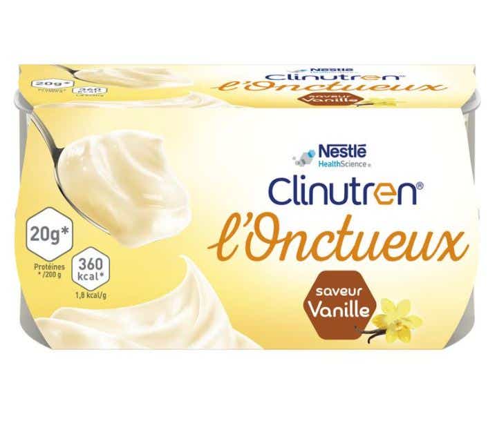 NESTLE HEALTH SCIENCE CLINUTREN L ONCTUEUX SAVEUR VANILLE 4X200G