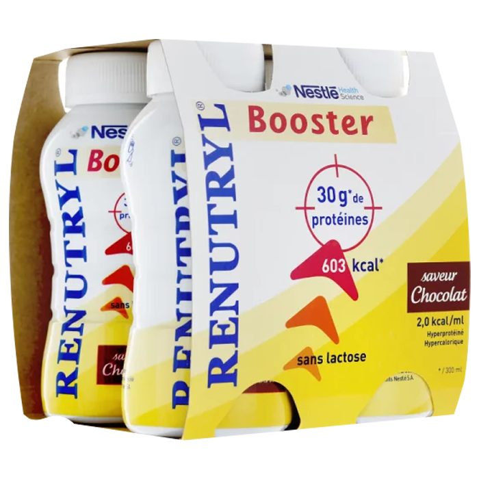 NESTLE HEALTH SCIENCE RENUTRYL CONCENTRE SAVEUR CHOCOLAT 4 BOUTEILLES DE 300ML