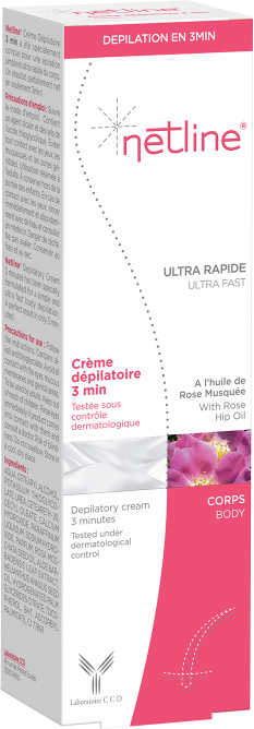 NETLINE CREME DEPILATOIRE CORPS 3 MINUTES 150ML