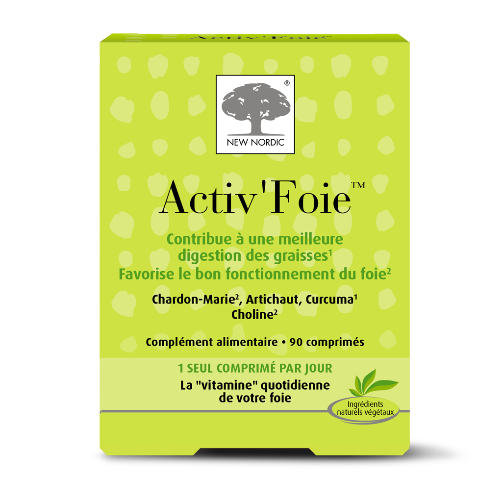 NEW NORDIC ACTIV FOIE 90 COMPRIMES