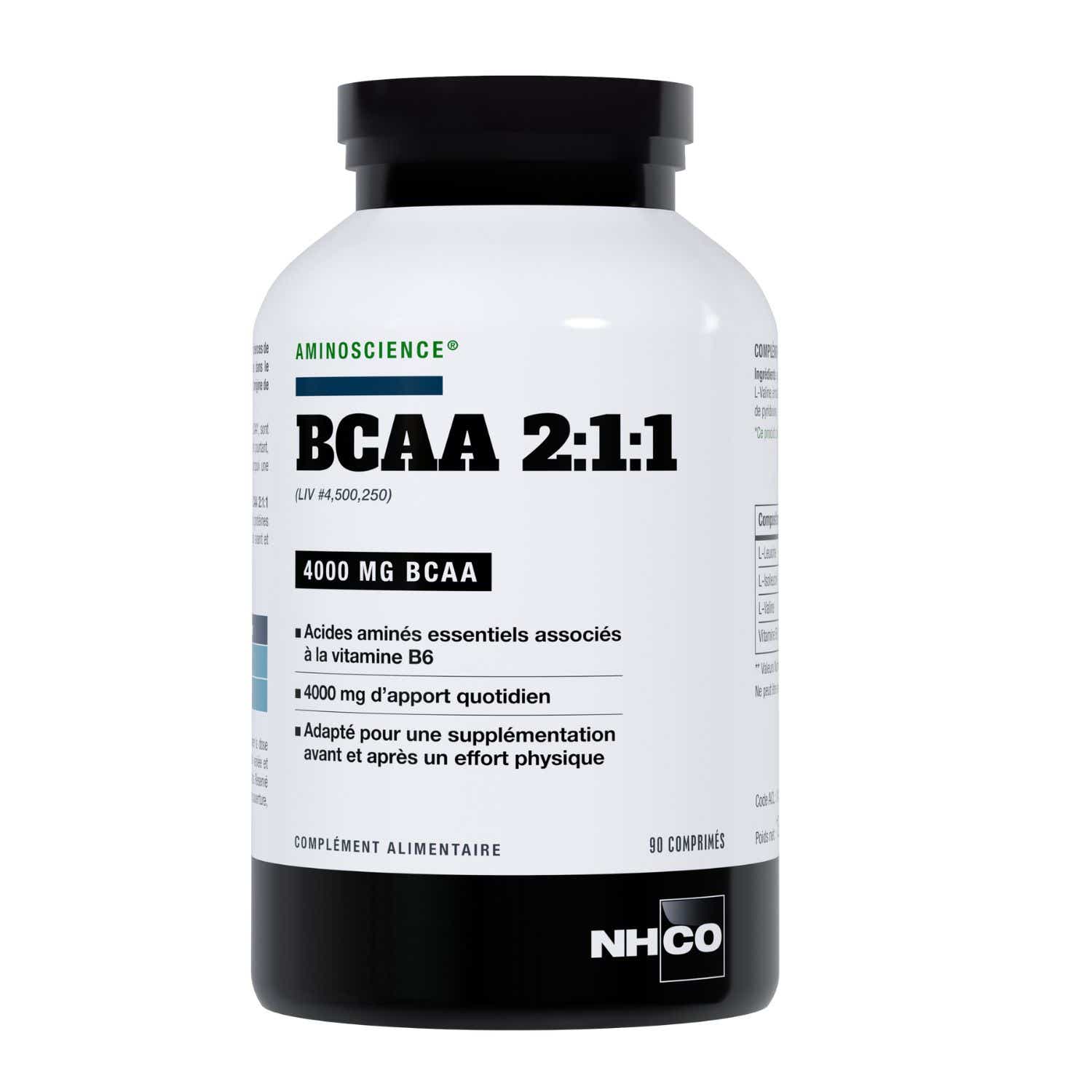 NHCO BCAA 2 1 1 90 COMPRIMES