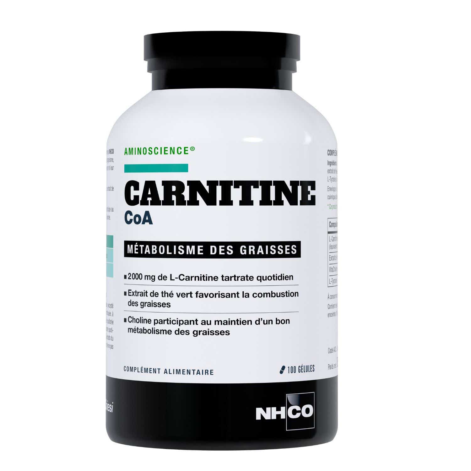 NHCO CARNITINE COA 100 GELULES