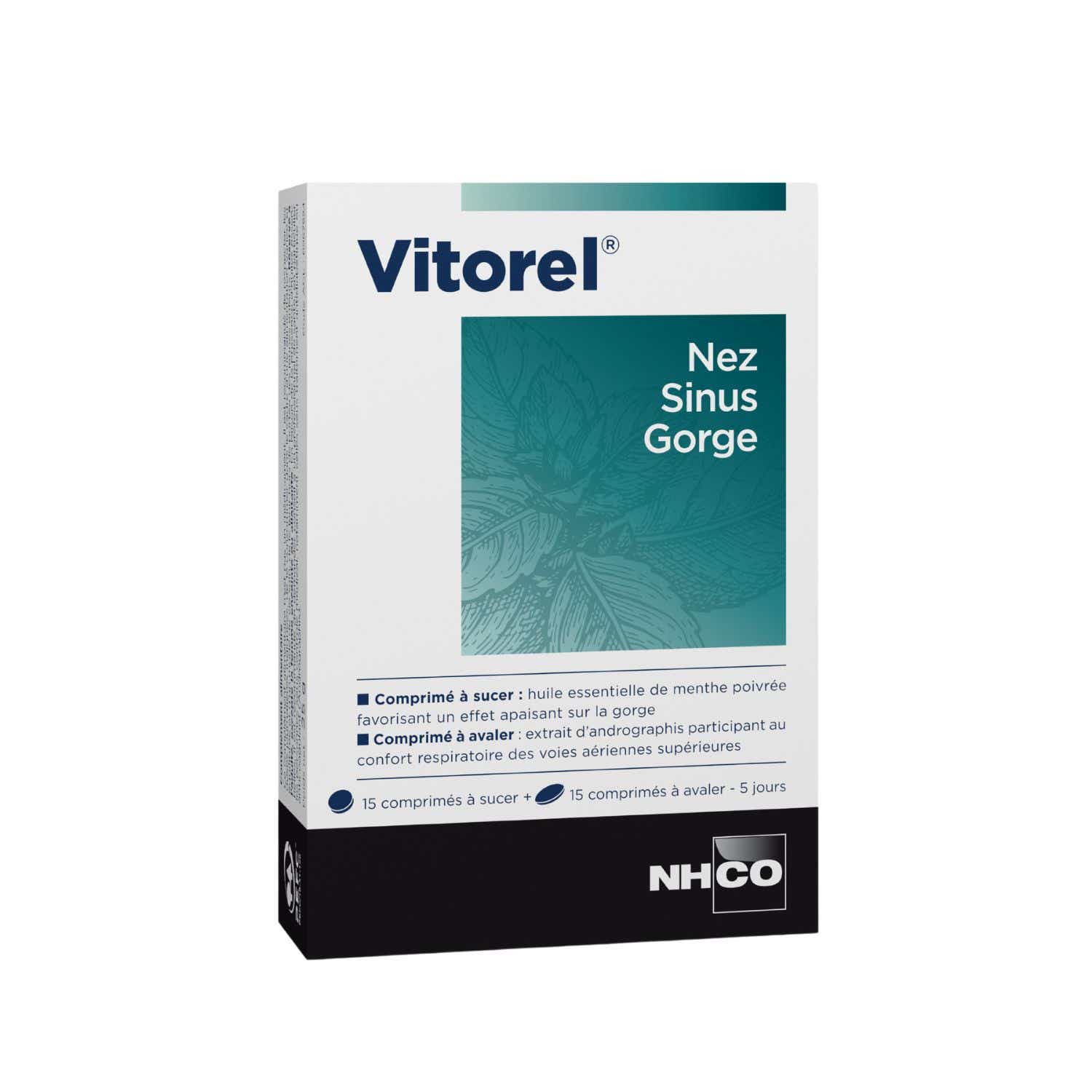 NHCO VITOREL NEZ SINUS GORGE 30 COMPRIMES