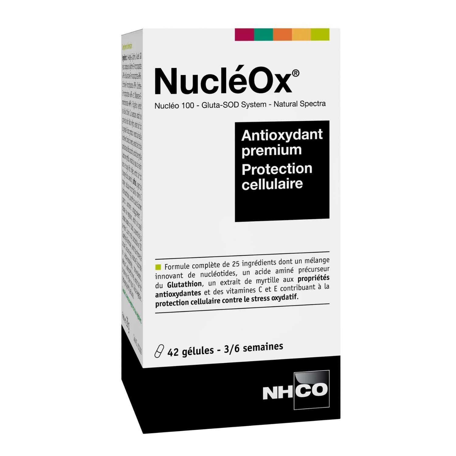 NUCLEOX ANTIOXYDANT PREMIUM PROTECTION CELLULAIRE 42 GELULES