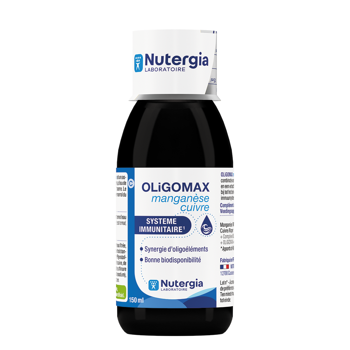 NUTERGIA OLIGOMAX MANGANESE CUIVRE 150ML