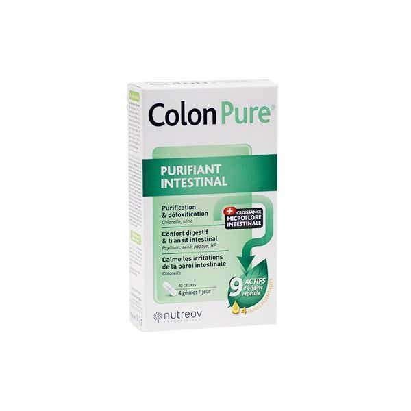 NUTREOV COLON PURE PURIFIANT INTESTINAL 40 GELULES