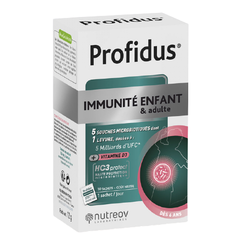 NUTREOV PROFIDUS IMMUNITE ADULTE ENFANT 10 SACHETS