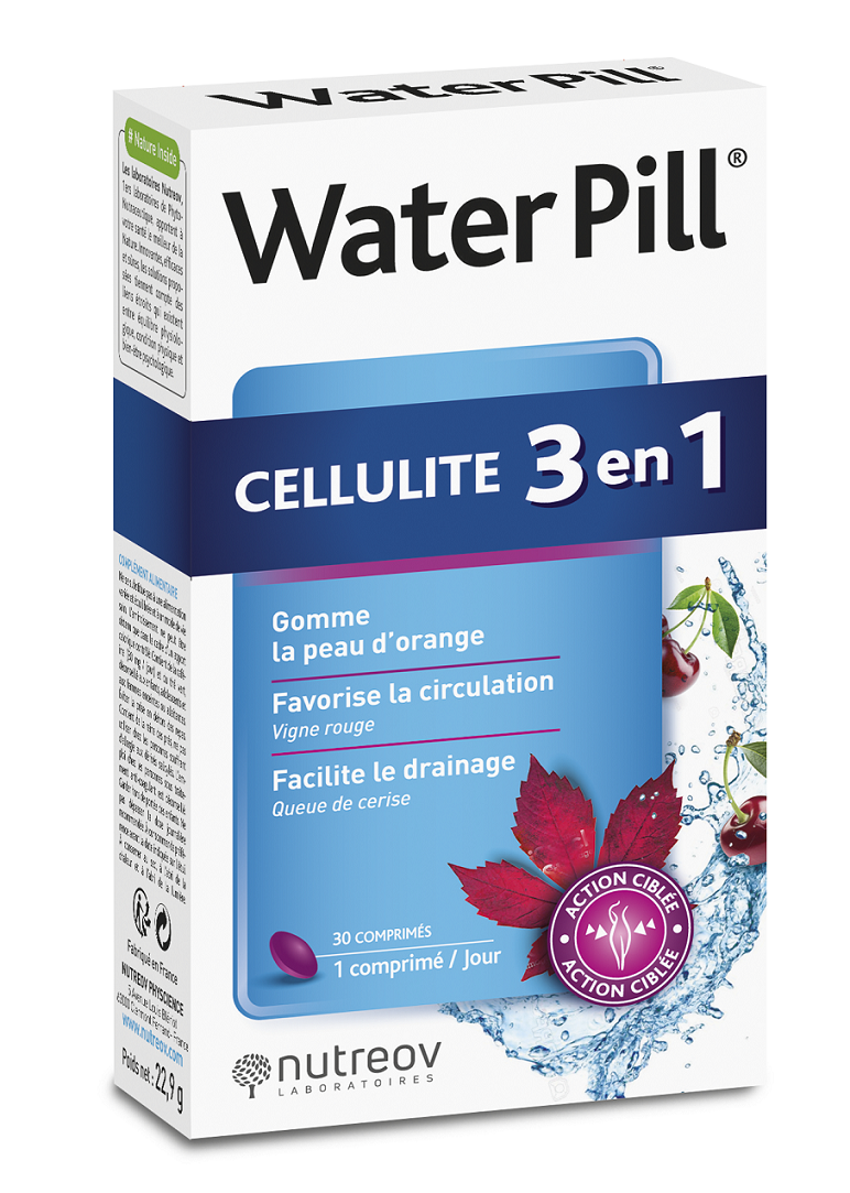NUTREOV WATERPILL CELLULITE DESTOCKEUR INTENSIF 20 COMPRIMES