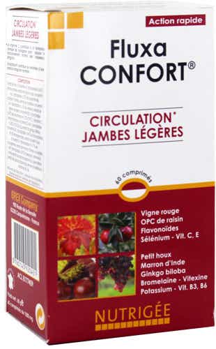 NUTRIGEE FLUXA CONFORT CIRCULATION JAMBES LEGERES 60 COMPRIMES