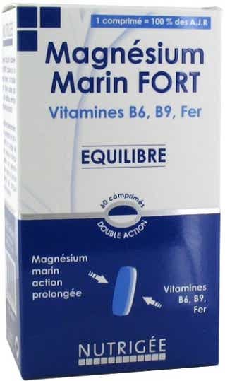 NUTRIGEE MAGNESIUM MARIN FORT 60 COMPRIMES