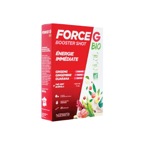 NUTRISANTE FORCE G BIO BOOSTER SHOT 20 AMPOULES