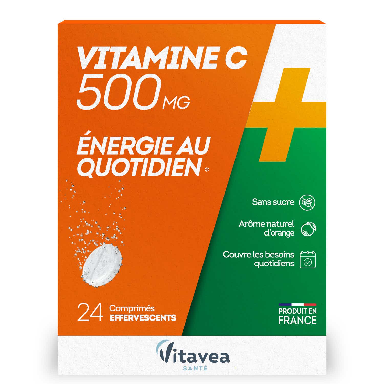 NUTRISANTE VITAMINE C 500MG EFFERVESCENTE 24 COMPRIMES