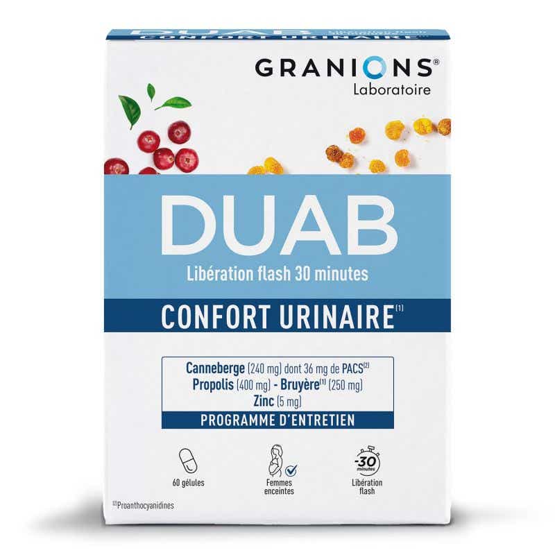 NUTRIVERCELL DUAB TRACTUS URINAIRE 60 GELULES