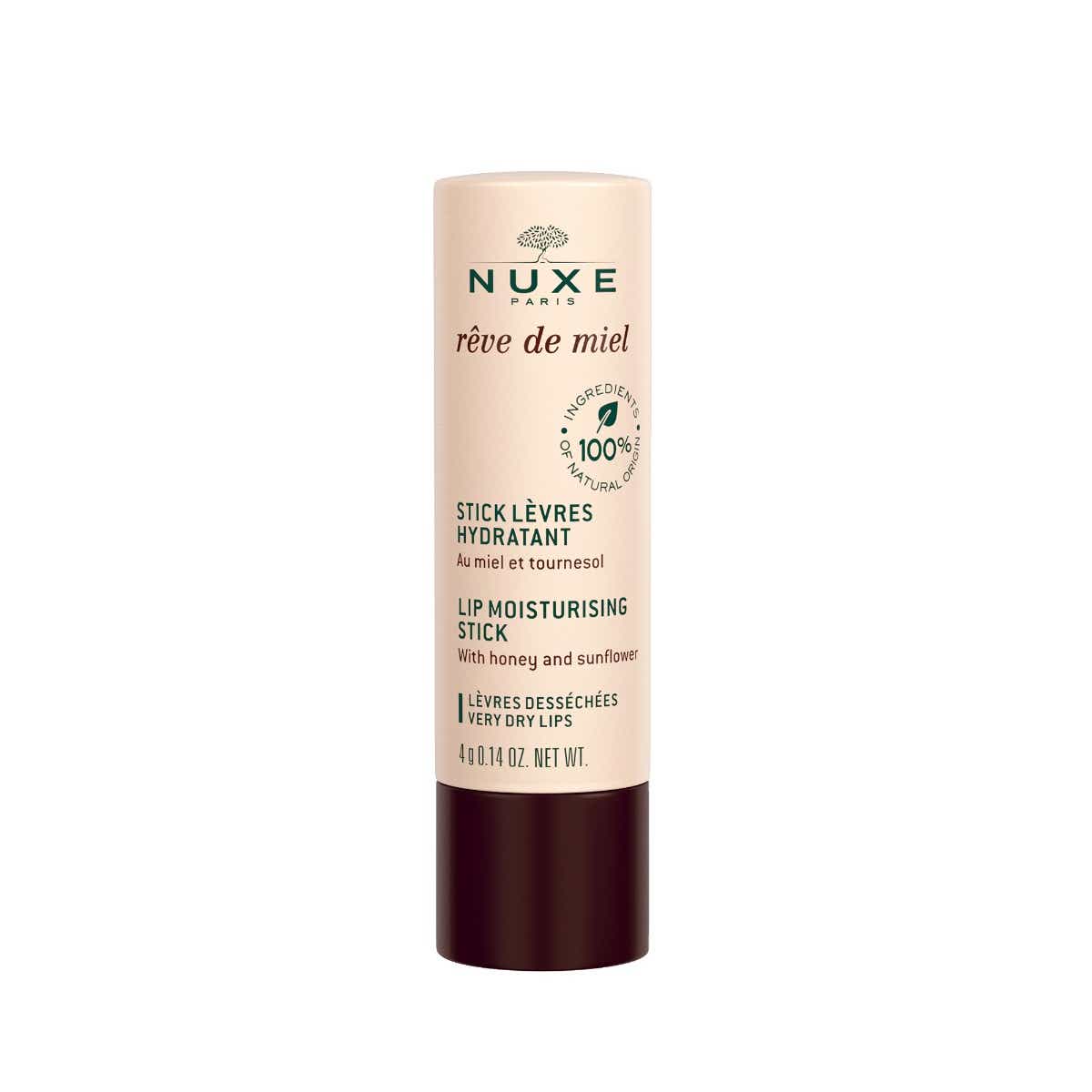 NUXE REVE DE MIEL STICK LEVRES HYDRATANT 4G