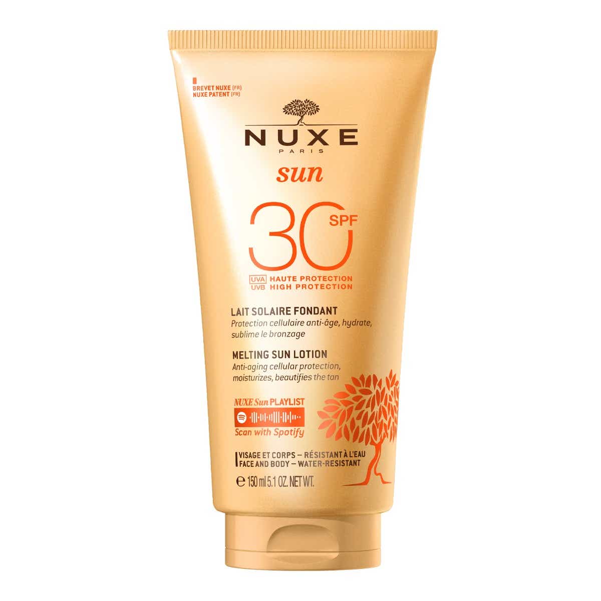NUXE SUN LAIT DELICIEUX VISAGE ET CORPS SPF30 150ML