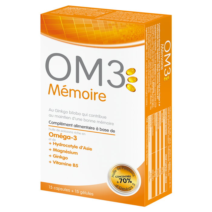 OM3 MEMOIRE 15 CAPSULES 15 GELULES