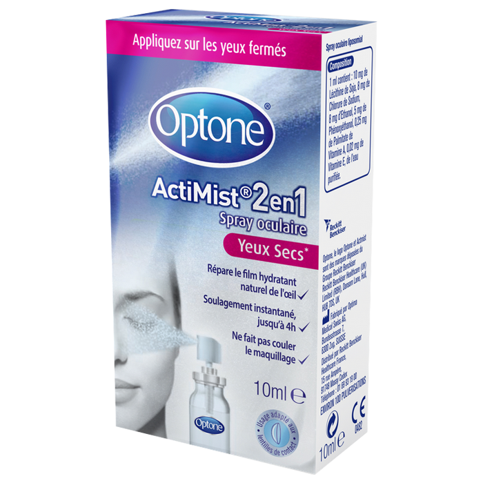 OPTONE ACTIMIST 2 EN 1 SPRAY OCULAIRE YEUX SECS 10ML