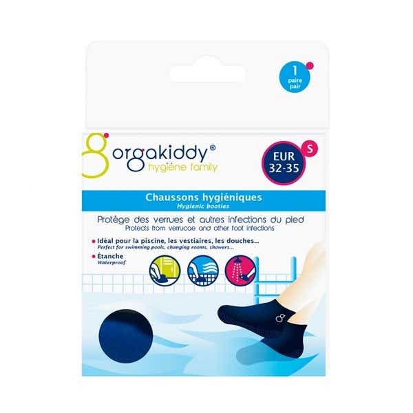 ORGAKIDDY CHAUSSONS HYGIENIQUES TAILLE S 32 35 1 PAIRE