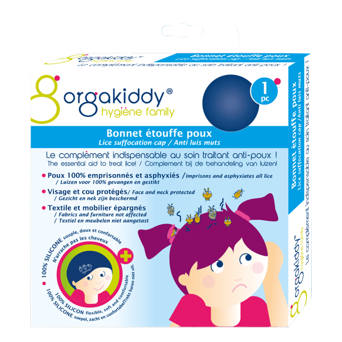 ORGAKIDDY HYGIENE FAMILY BONNET ETOUFFE POUX BLEU