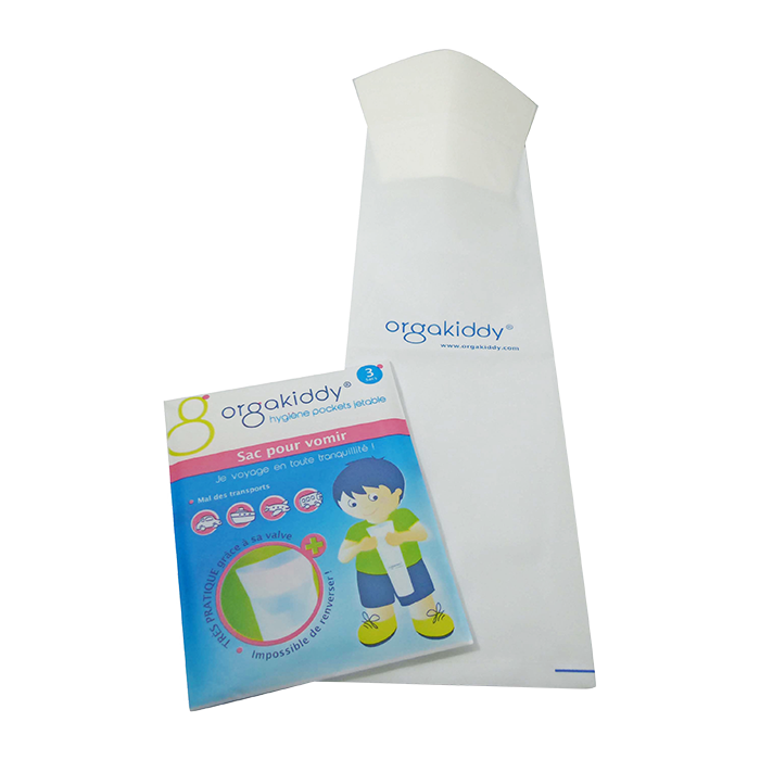 ORGAKIDDY HYGIENE POCKETS JETABLE SACS POUR VOMIR 3 UNITES