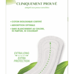 ORGANYC PROTEGE SLIPS EXTRA LONG EN COTON BIO FLUX LEGER 20 PROTEGE SLIPS