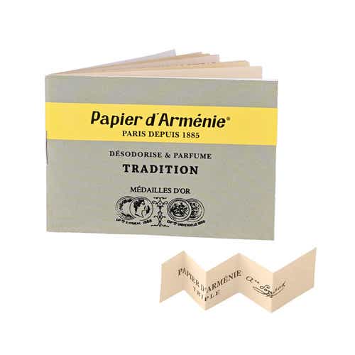 PAPIER D ARMENIE TRIPLE 12 FEUILLES