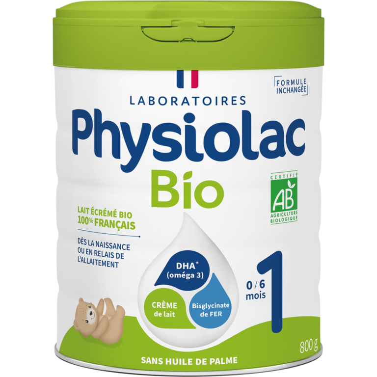 PHYSIOLAC LAIT BIO 1ER AGE 800G