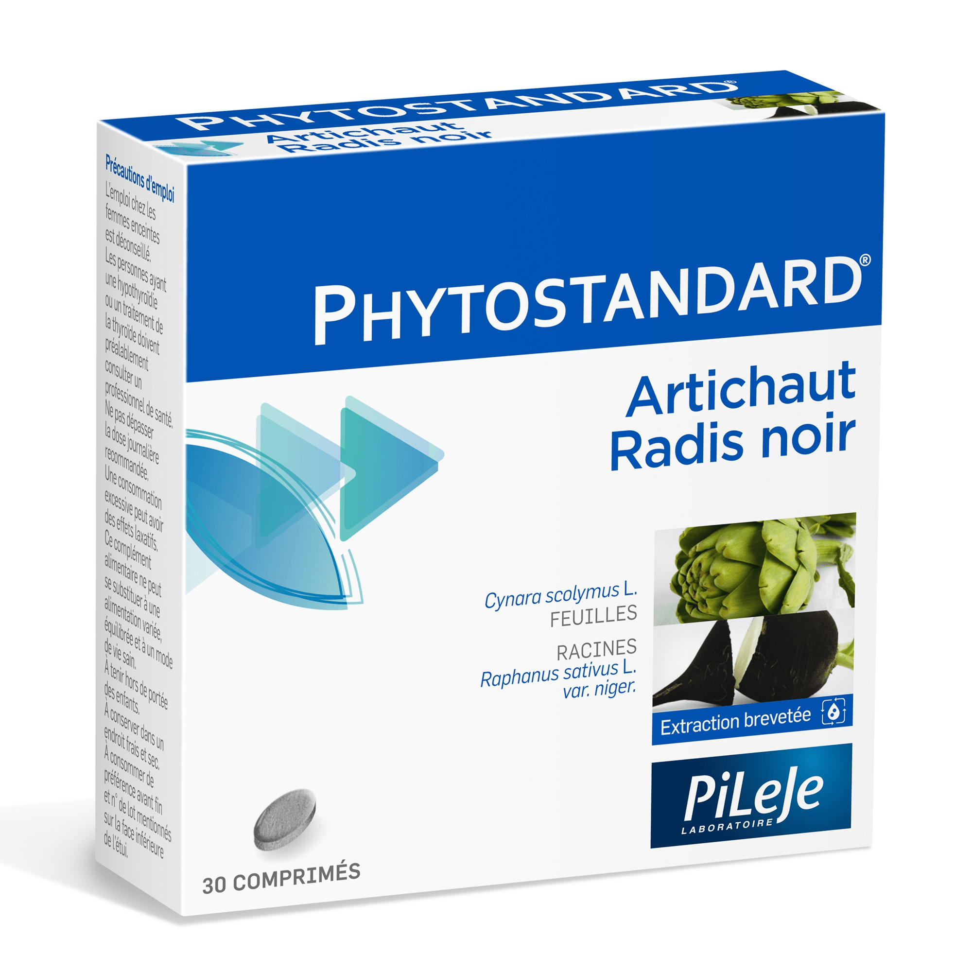 PHYTOPREVENT PHYTOSTANDARD ARTICHAUT RADIS NOIR 30 COMPRIMES