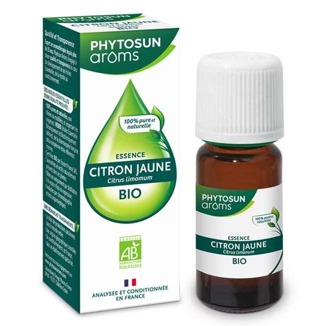 PHYTOSUN AROMES HUILE ESSENTIELLE DE CITRON JAUNE 10ML