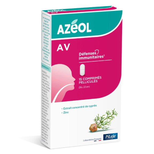 PILEJE AZEOL AV DEFENSES IMMUNITAIRES 15 COMPRIMES