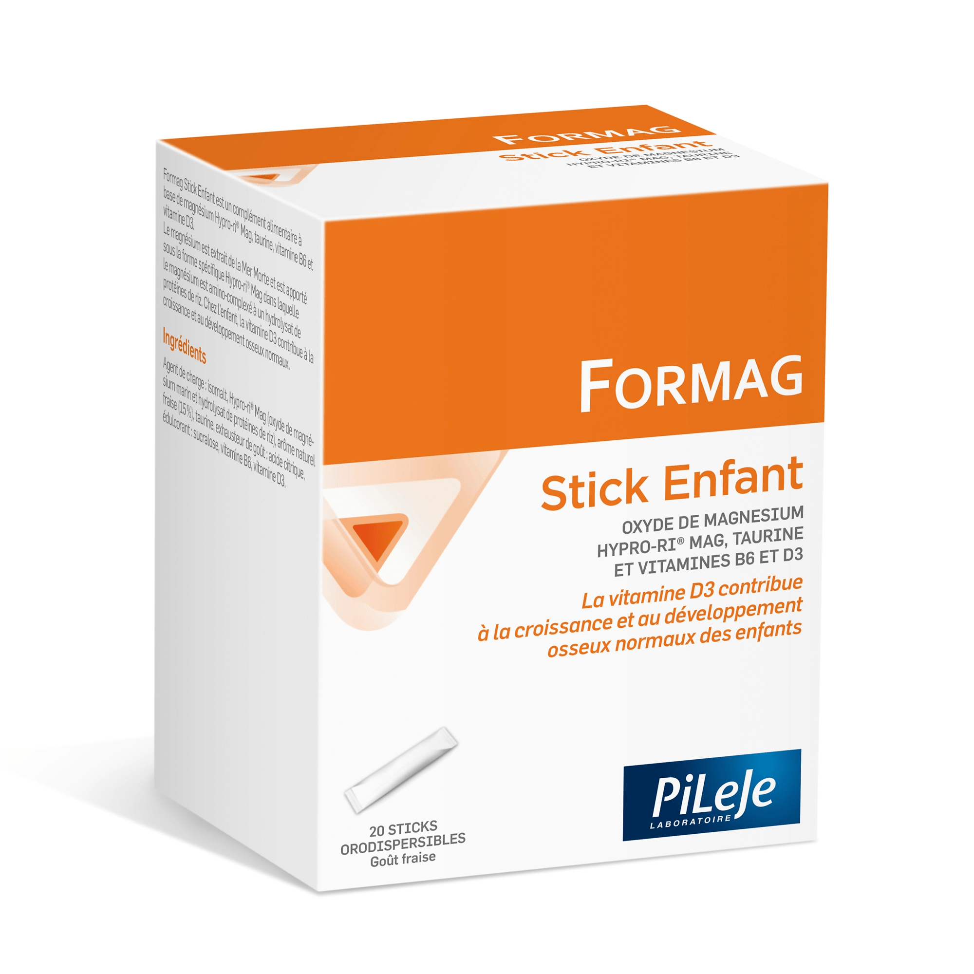 PILEJE FORMAG ENFANT 20 STICKS ORODISPERSIBLES