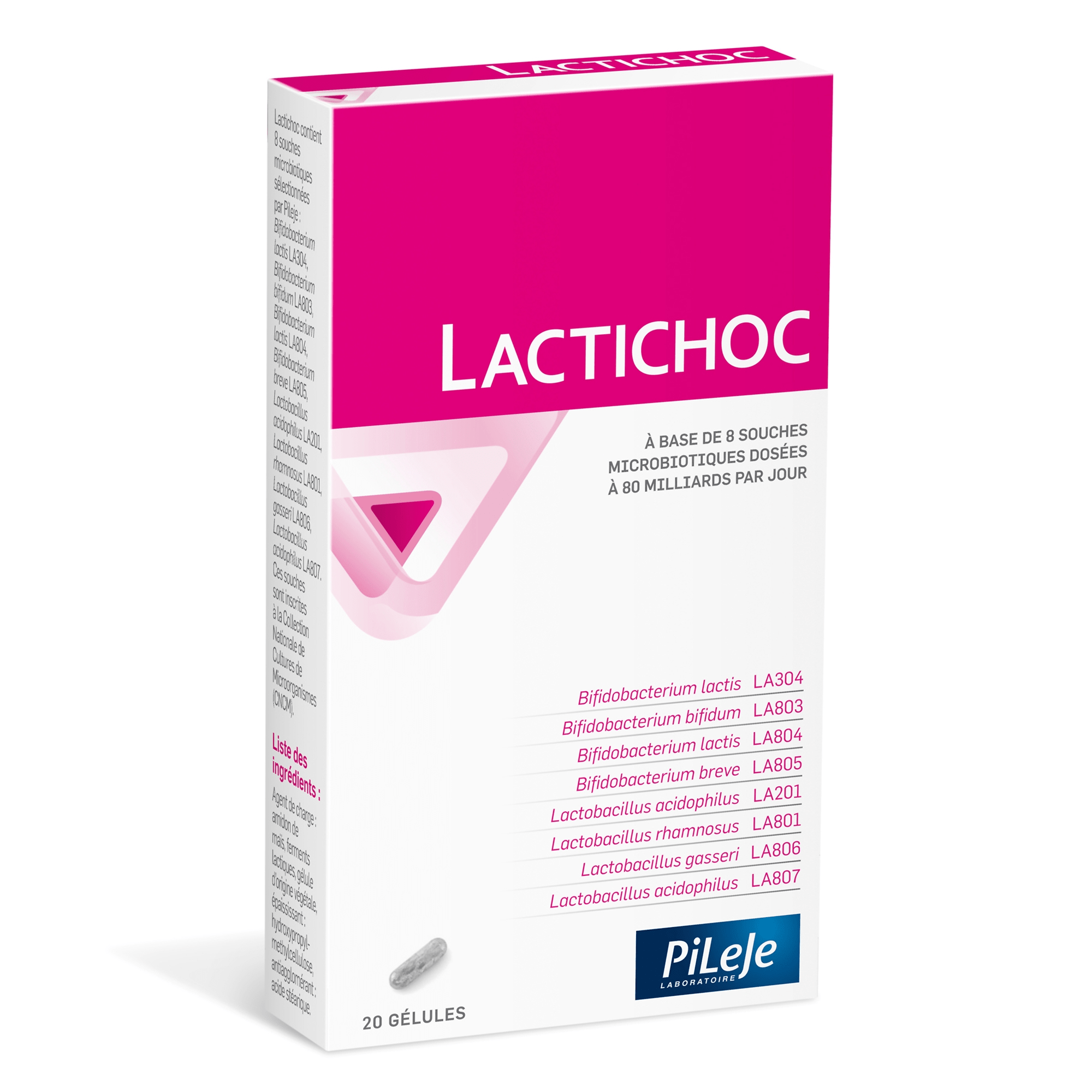 PILEJE LACTICHOC 20 GELULES