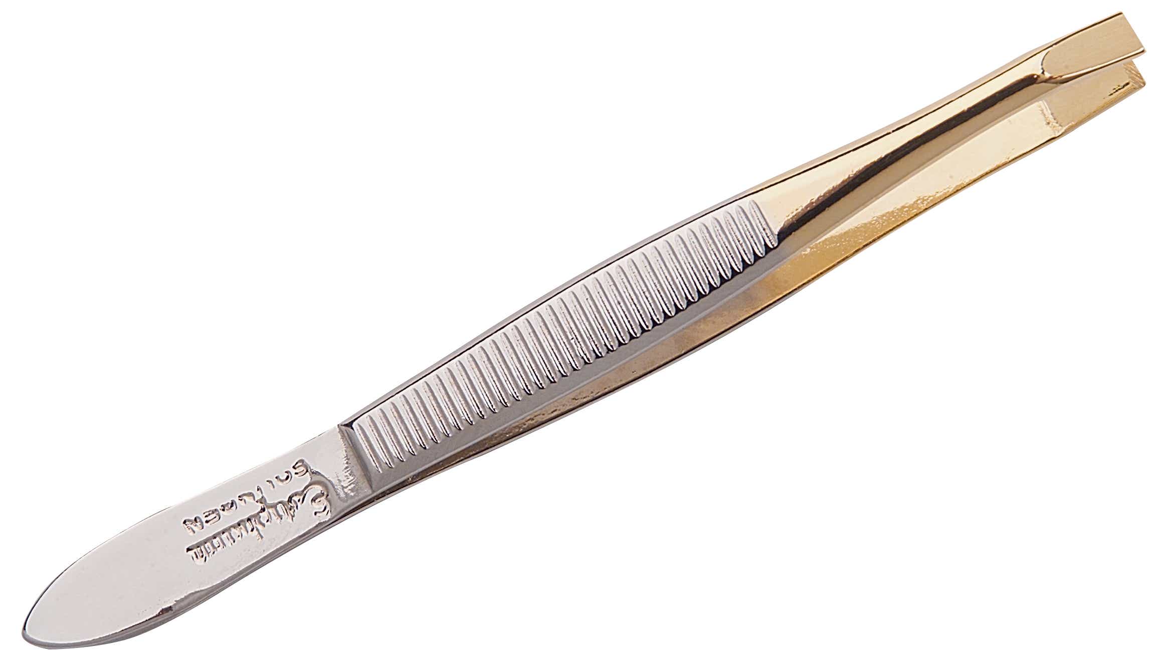 PINCE A EPILER 3 BOUTS DORES CRABE REF 221821