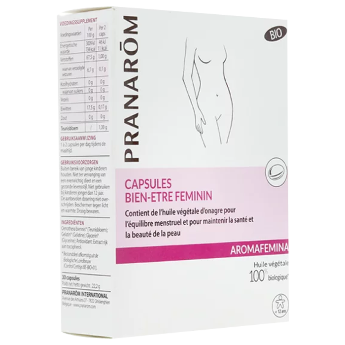 PRANAROM AROMAFEMINA BIEN ETRE FEMININ 30 CAPSULES