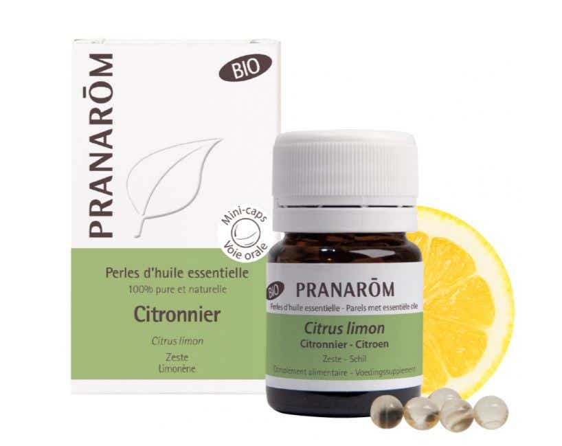PRANAROM PERLES D HUILE ESSENTIELLE CITRONNIER BIO 60 UNITES