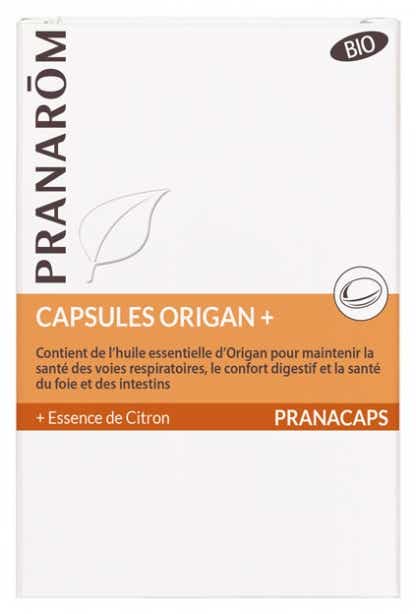 PRANAROM PRANACAPS ORIGAN BIO 30 CAPSULES